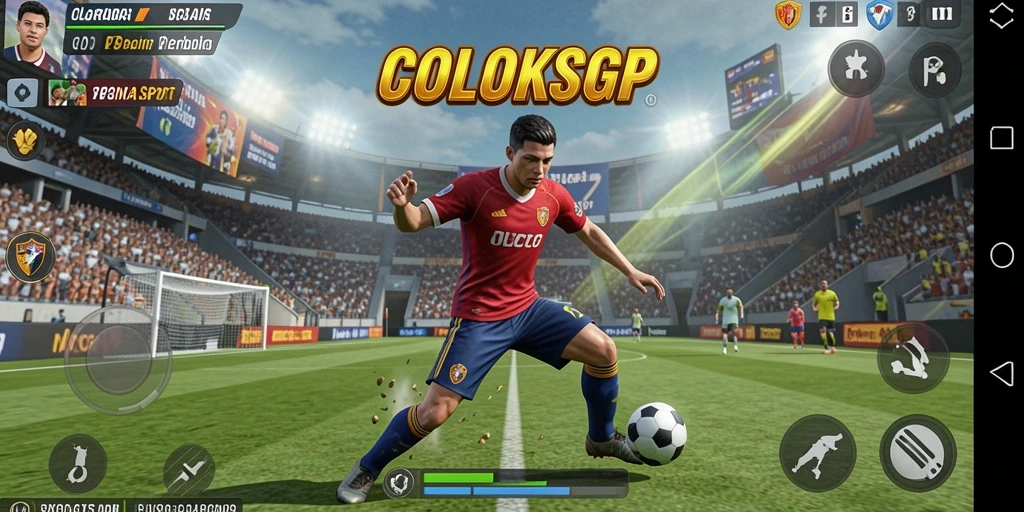 Tampilan aksi mendebarkan dari permainan olahraga COLOKSGP.
