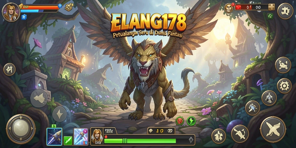 Tampilan gameplay ELANG178 yang penuh aksi dan petualangan.