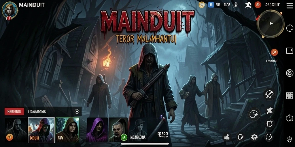 Gameplay menegangkan dari MAINDUIT yang menghadirkan kengerian yang mendalam.