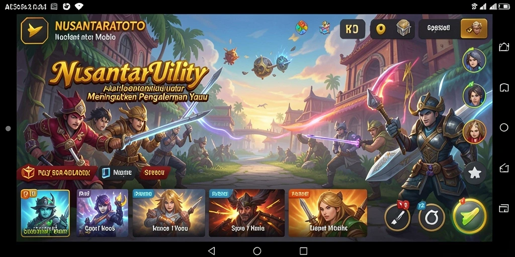 Tampilan utama NUSANTARATOTO dengan fitur utilitas yang lengkap.