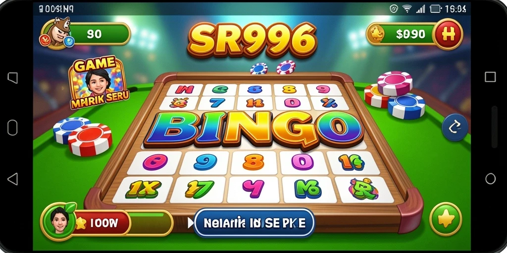 Tampilan gameplay SR996 menunjukkan keseruan bermain Bingo.