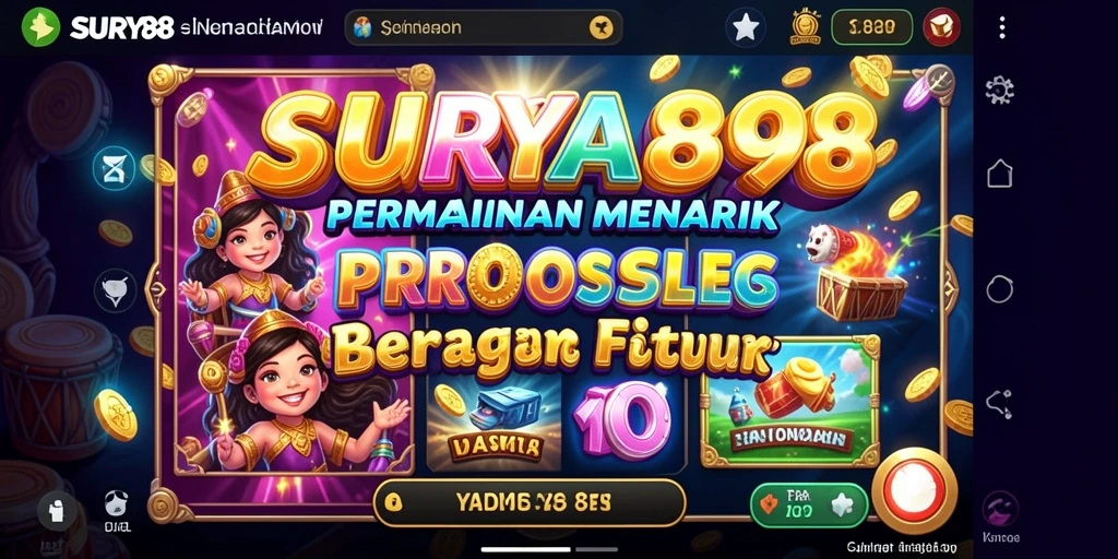 Gambaran menarik dari gameplay Slot di SURYA898.